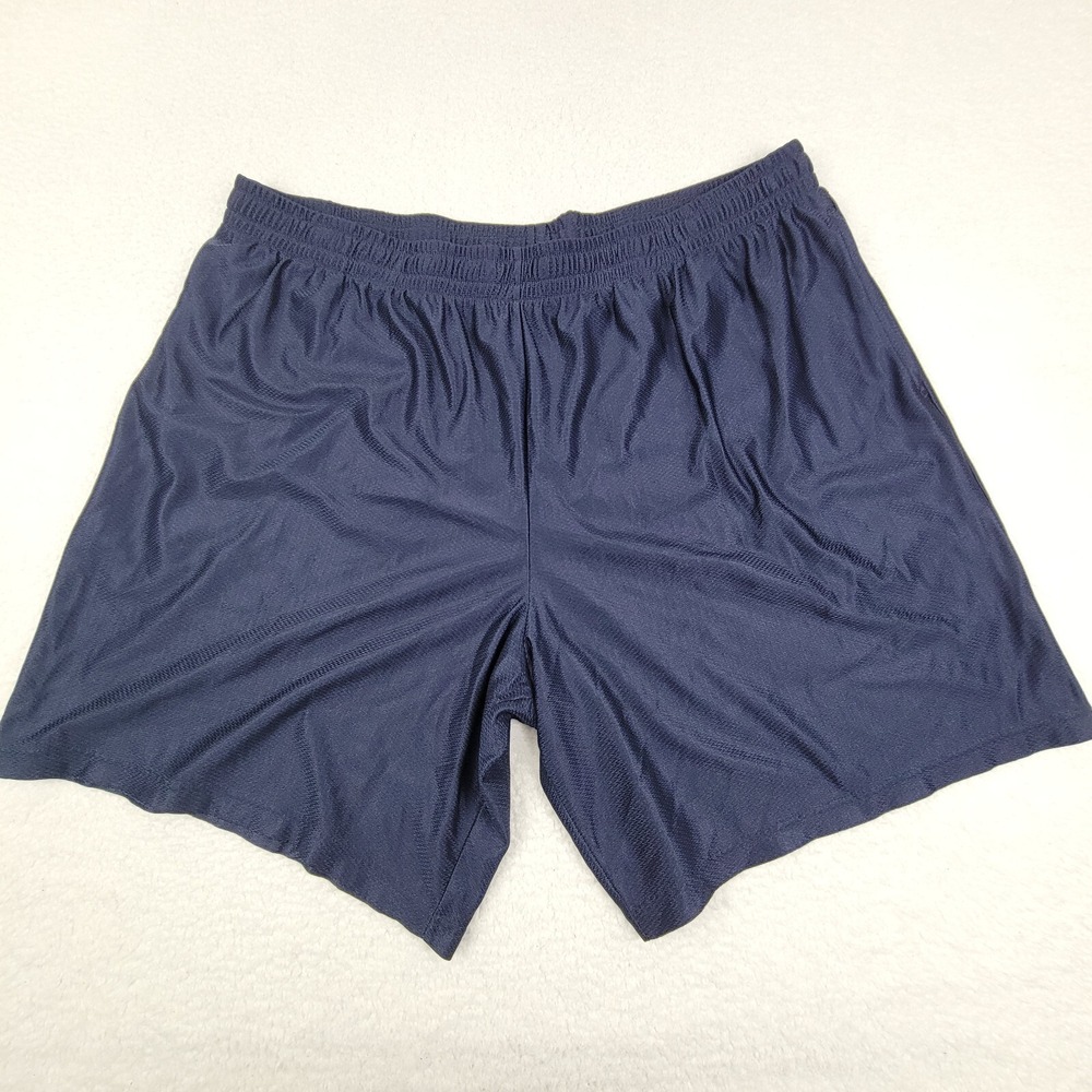 Vintage Starter Shiny Basketball Shorts Mens 2XL 44-46 Measures 40 x 9 Navy Blue